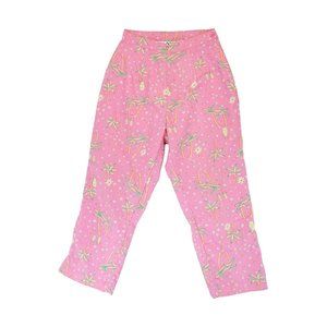 AW Golf by Allyson Whitmore Womens Golf Pants Capris‎ Size 8 Pink Tropical Palms